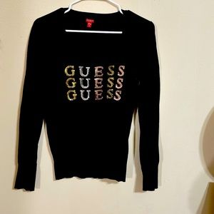 M Black Guess Sweater